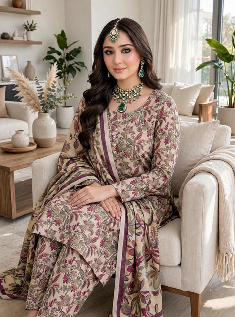 💕 ONLY 2650/-PKR #WINTER’s Premium Dhanak Printed 3PC 💕