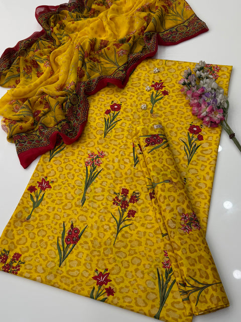 🔥 #M.PRINTS #LAWN 3PC 🔥