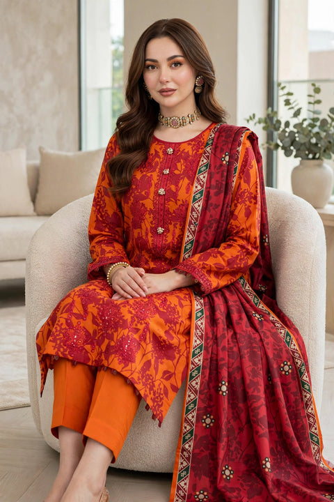 💕 ONLY 2650/-PKR #CHIKANKARI #LINEN 3 PC 👗
