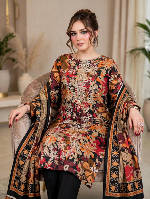 💕 ONLY 2650/-PKR #CHIKANKARI #LINEN 3 PC 👗