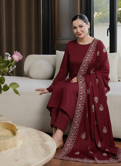 🔥 WINTER PASHMINA 3 PC 👗