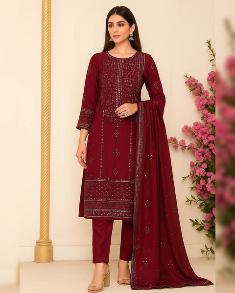 🔥 #SALE #ON #FANCY LAWN 3 PC DRESS 👗