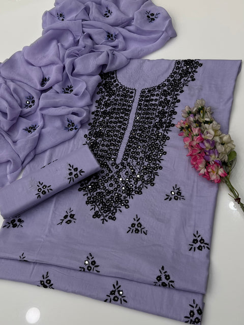 🔥 #Handmade Sheesha Work Pakka Tanka Lawn 3 Pc Dress 👗