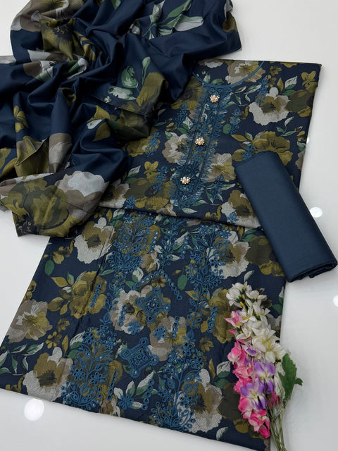 💕 ONLY 2850/-PKR #DHANAK #WINTER’s 3 PC 💕