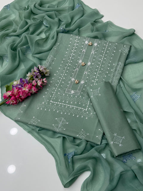 💕 #HANDMADE #LAWN 3PC 🔥