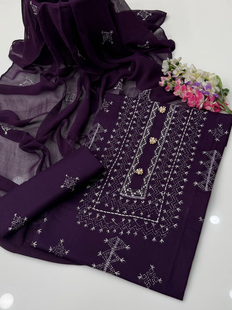 💕 #HANDMADE #LAWN 3PC 🔥