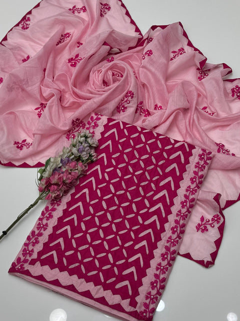 Handmade Pakka Tanka With Applique Ralli & Beads Work 2 Pc