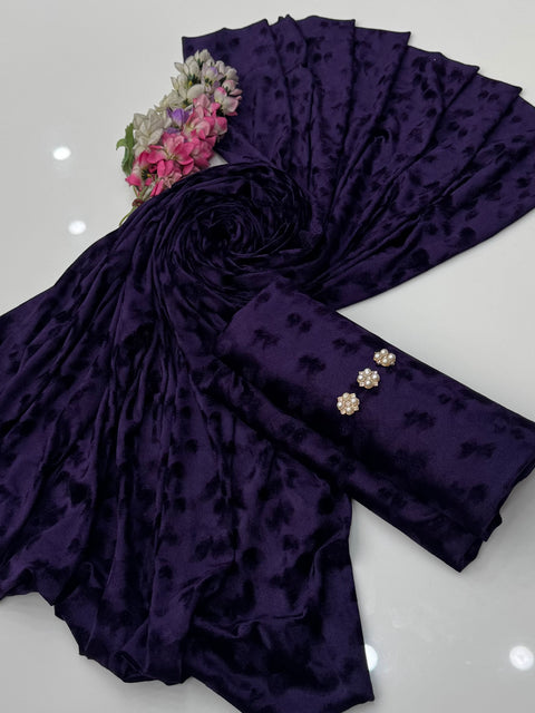 🔥 ONLY 1550/-PKR SELF VELVET 2PC 🔥