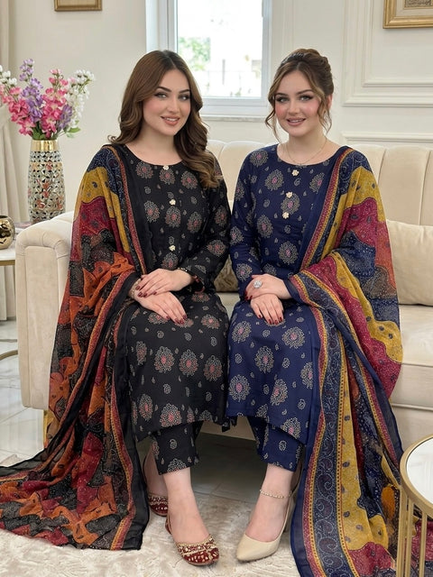 🔥 #TRENDING #BINSAEED LAWN 3PC 🔥