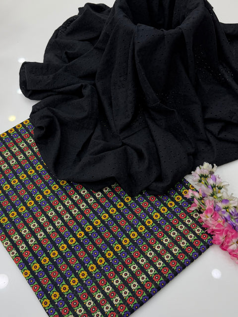 🔥 ONLY #2350/-PKR #CHIKANKARI LAWN 2 PC 💕