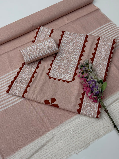 💕 #APPLIQUE #KHADDAR 3PC💕