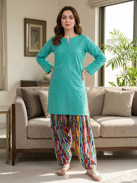 🔥 ONLY #2450/-PKR #CHIKANKARI LAWN 2PC 💕