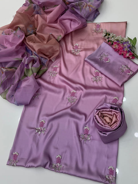 💕 #MOST #VIRAL HANDWORK SHAMOOZ 3 PC Dress 👗