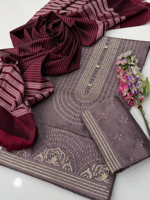 🔥 #WINTER’s Most Beautiful Sequence Work 3 PC Dress 👗