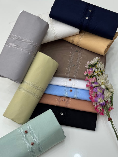 Gents Handmade Tarkashi Work Soft Cotton Premium Suit