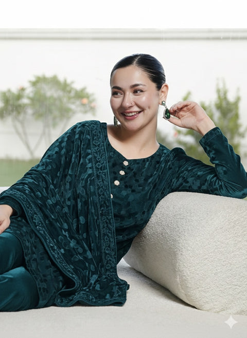 🔥 ONLY 1550/-PKR SELF VELVET 2PC 🔥