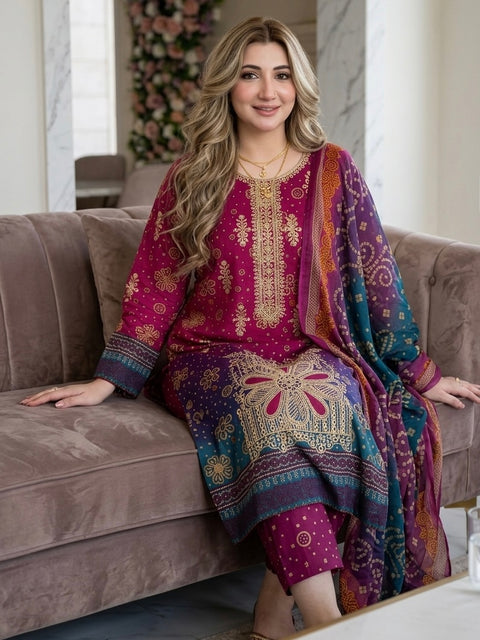 🔥 JUST 2650/-PKR LAWN 3 PC 💕