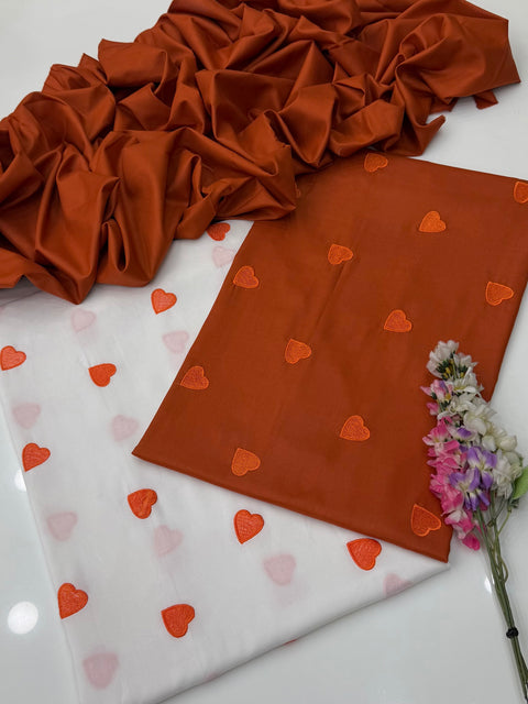 🔥 #WINTER’s #TRENDING DHANAK HEART ♥️ 3PC 👗
