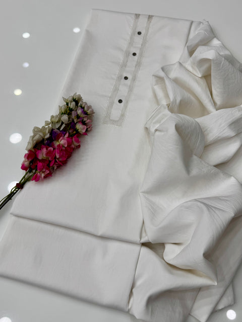 Gents Handmade Tarkashi Work Soft Cotton Premium Suit