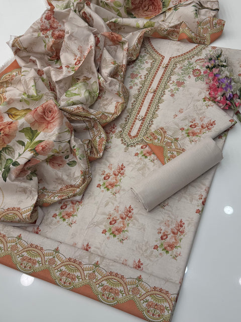 🔥 💯% ORIGINAL MUASAMMARY BRAND KHADDAR 3 PC 🔥