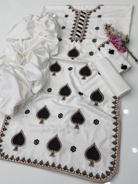 🔥 #TRENDING #VIRAL EMBROIDERY 3PC 🔥