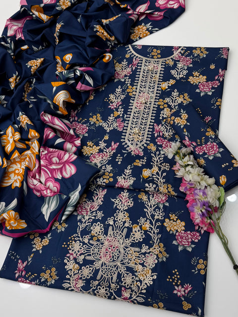 💕ONLY 2650/-PKR 3PC #LINEN 💕