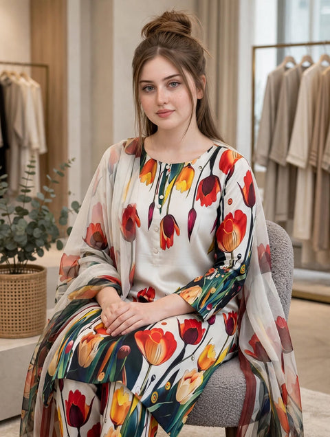 💕 #TRENDING #BRANDED SHAMOOZ SILK 3 PC 🔥