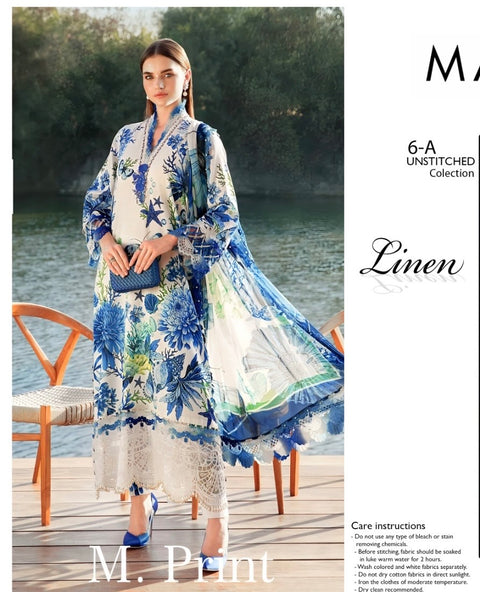 💕 Branded Hit Codes Digital Printed Premium Linen 3 Pc 👗