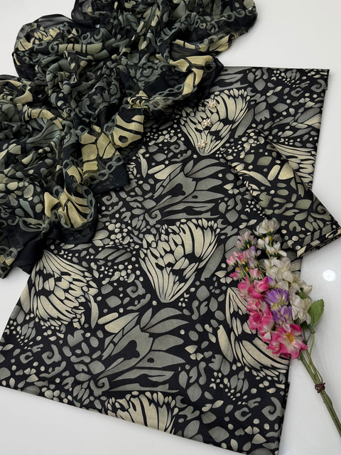 🔥 #M.PRINTS #LAWN 3PC 🔥