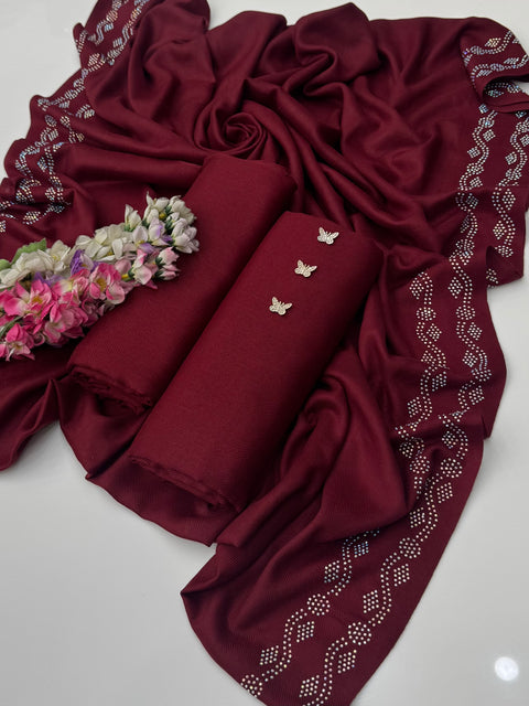 🔥 #WINTER #PASHMINA 3PC 🔥