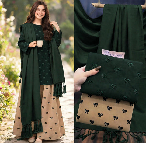 💕 #WINTER’s #VIRAL Ribbon 🎀 Embroidery 3PC 💕