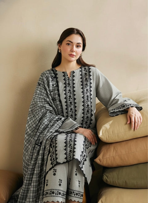 Beautiful Handmade Pakka Tanka With Applique Ralli Work Khaadi Khaddar 3 Pc Dress 👗