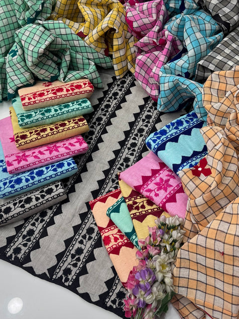 Beautiful Handmade Pakka Tanka With Applique Ralli Work Khaadi Khaddar 3 Pc Dress 👗