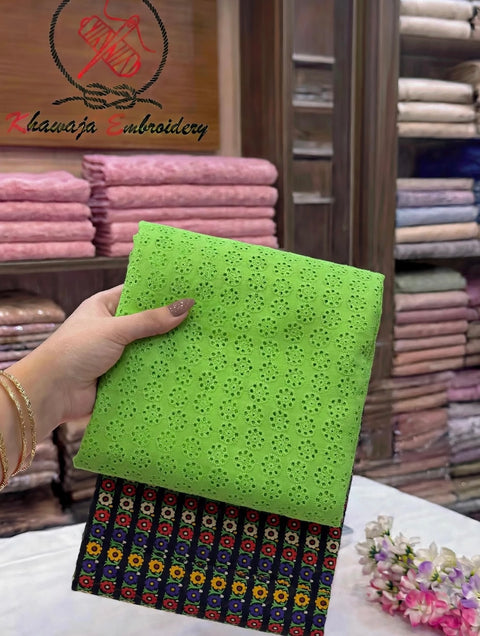 🔥 ONLY #2350/-PKR #CHIKANKARI LAWN 2 PC 💕