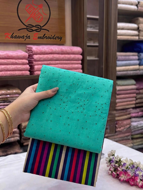 🔥 ONLY #2350/-PKR #CHIKANKARI LAWN 2 PC 💕