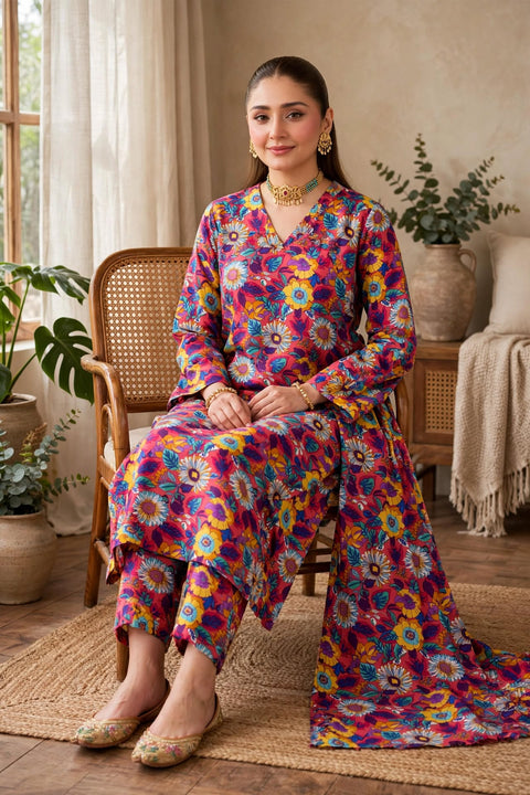 🔥 ONLY 1799/-PKR #LINEN 2PC🔥