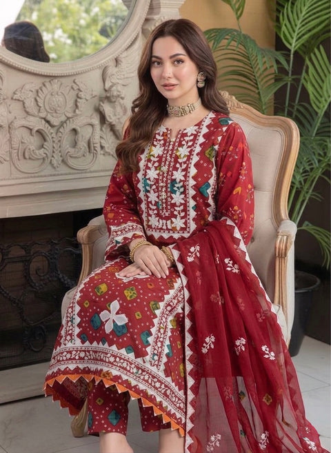 🔥 #CHUNRI #APPLIQUE LAWN 💕