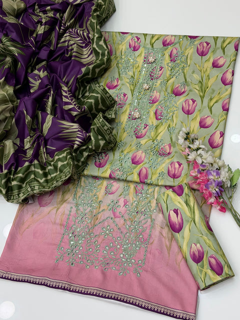 💕ONLY 2650/-PKR 3PC #LINEN 💕