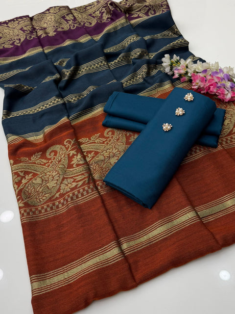💕 #Winter’s Jacquard Pashmina Shawl With Dhanak 3 PC Dress 👗