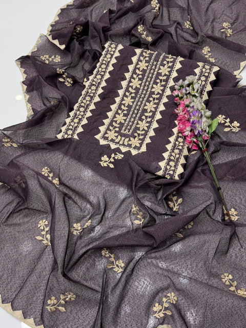 Beautiful Handmade Style Pakka Tanka With Applique Ralli Work Pearl Beads 2 Pc Dress 👗