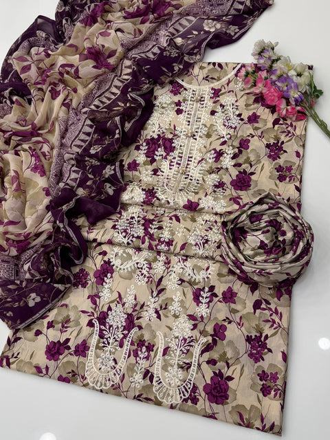 🔥 JUST 2650/-PKR LAWN 3 PC 💕