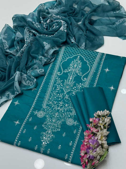 🔥 #SALE ON FANCY LAWN 3 PC DRESS 👗