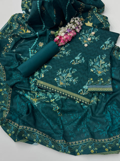 🔥 💯% ORIGINAL MUASAMMARY BRAND KHADDAR 3 PC 🔥