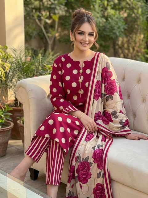 🔥 #TRENDING #POLKA LAWN🔥