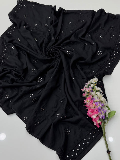 🖤 #BLACK #CHADAR/SHAWL 🖤