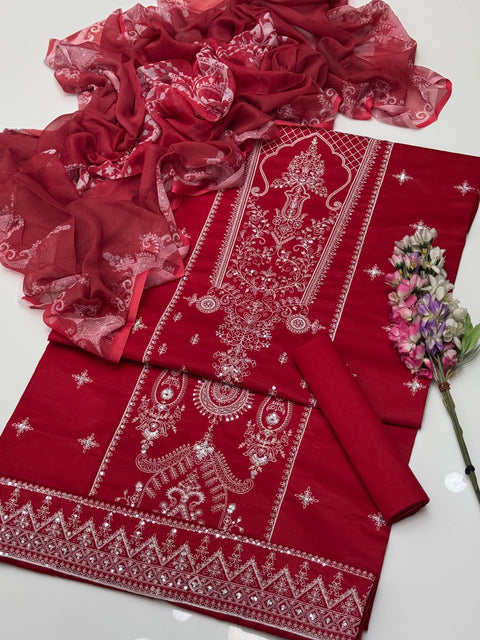 🔥 #SALE ON FANCY LAWN 3 PC DRESS 👗