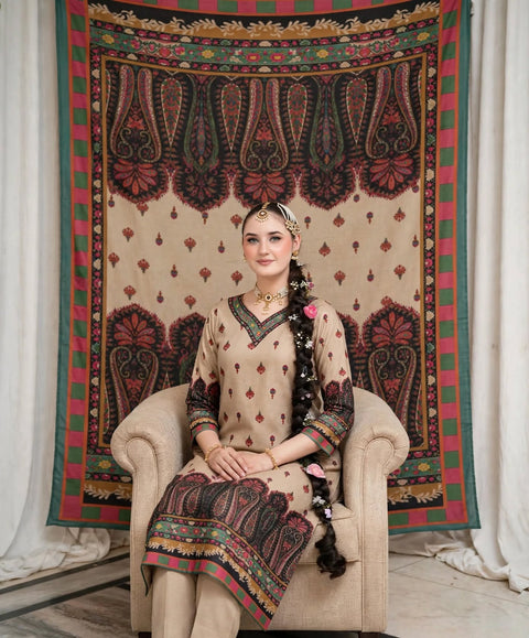 🔥 #WINTER,s #KALAMKARI #PASHMINA 3PC🔥