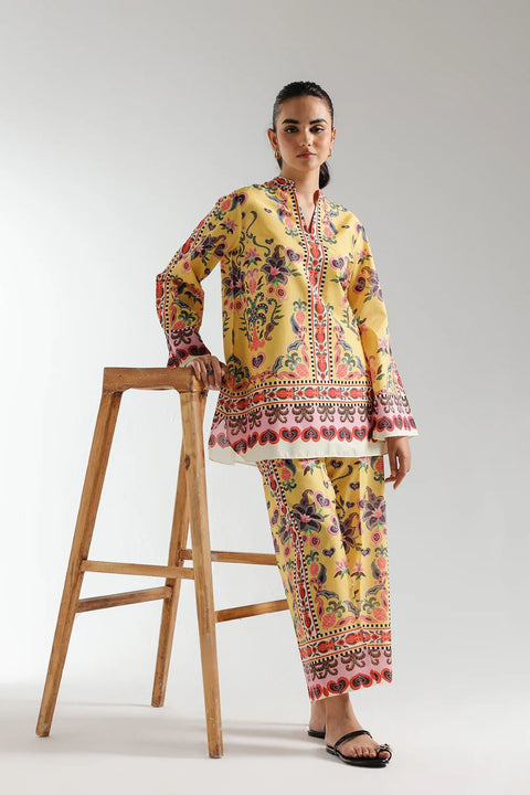 💕 Digital Printed Premium Shamooz Silk 3 Pc Dress 👗