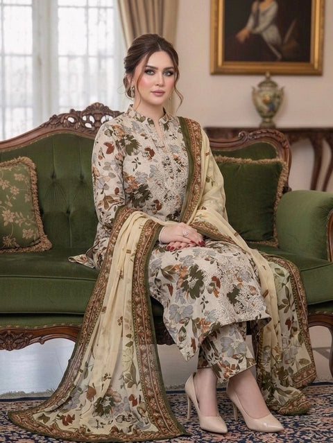 🔥 JUST 2650/-PKR LAWN 3 PC 💕