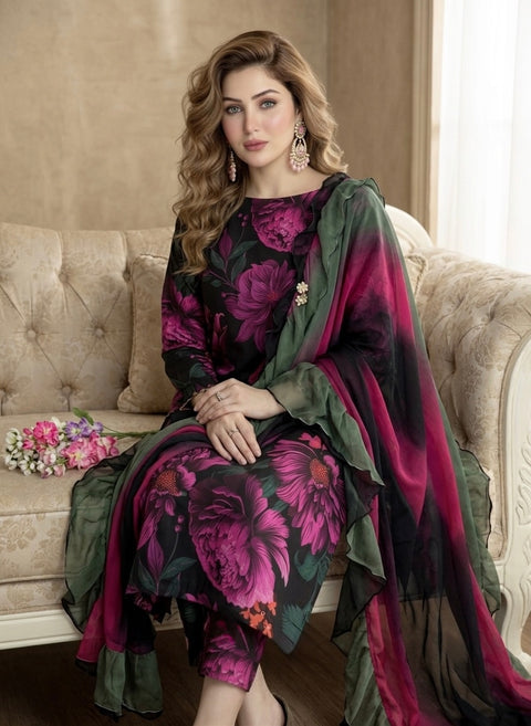 🔥 ONLY 2450/-PKR MPRINT LAWN 3PC 🔥